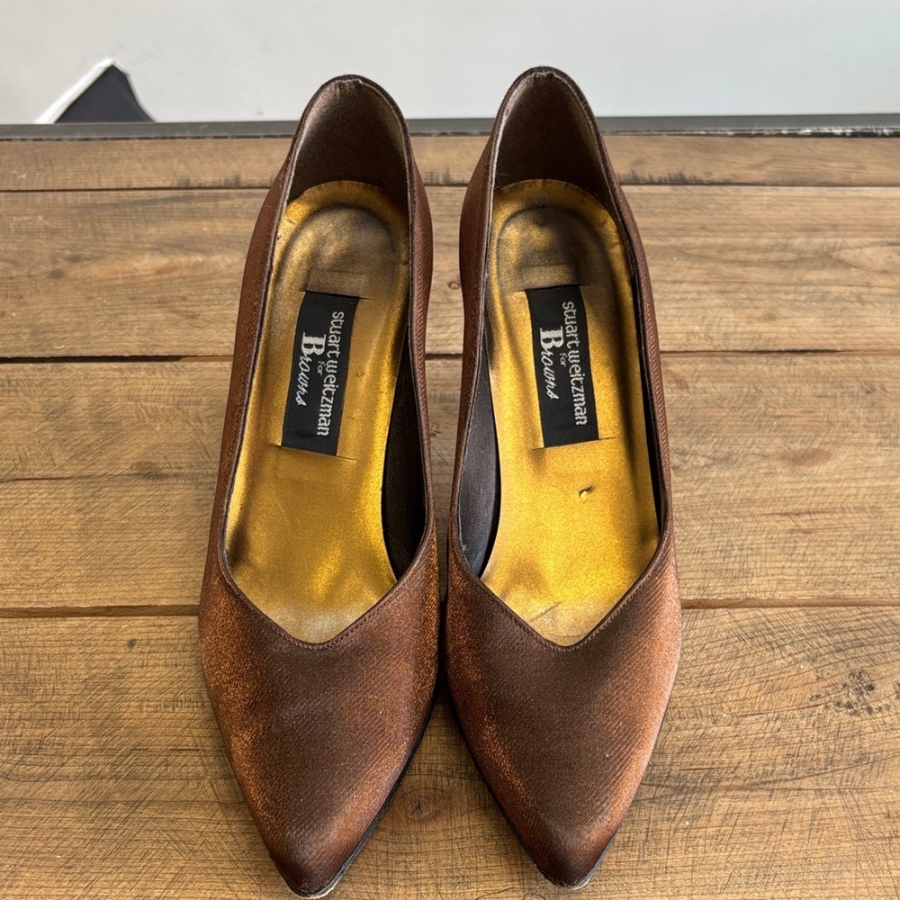 Stuart Weitzman Brown Heels - Picture 3 of 8